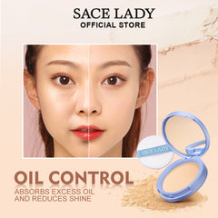 Oil Control Waterproof Pressed Face Powder | Matte Finish, Long-Lasting Shine-Free Wear