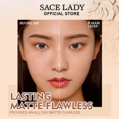 Oil Control Waterproof Pressed Face Powder | Matte Finish, Long-Lasting Shine-Free Wear