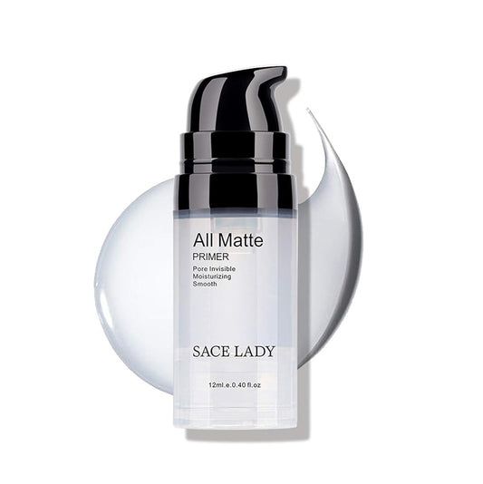 Sace Lady All Matte Oil-Control Face Primer – Pore Blurring, Long-Lasting Makeup Base 978